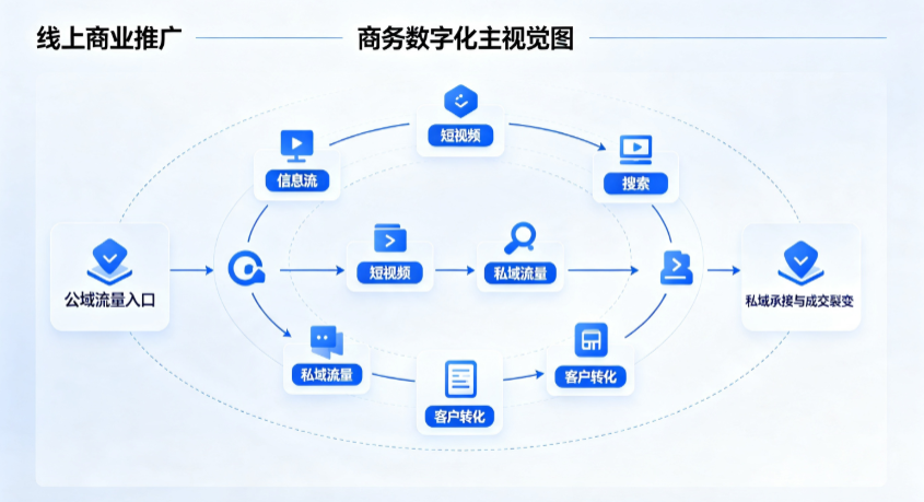 饶阳县线上商业推广怎么做？全域流量闭环搭建与低成本转化实战指南